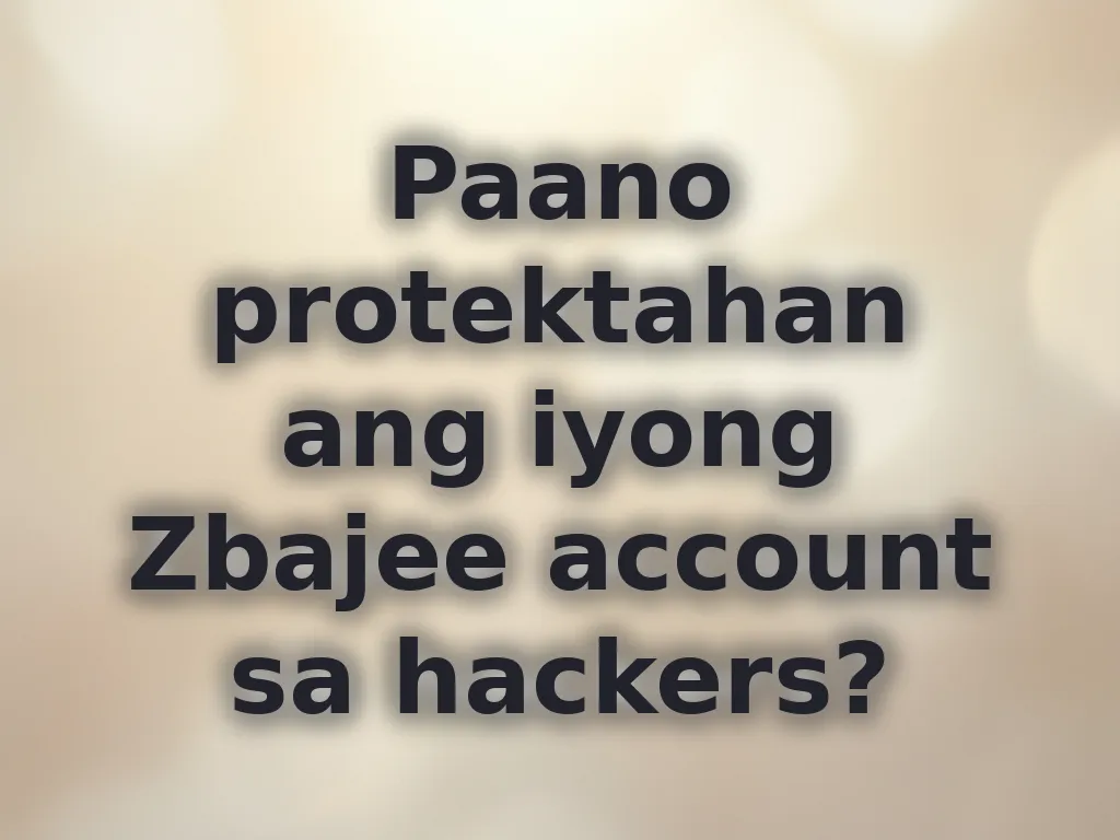 Protektahan ang account